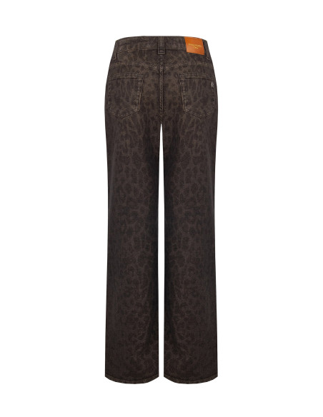 Jean wide leg élastiques et tachetés Rinascimento