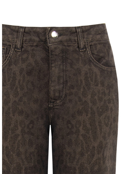 Jean wide leg élastiques et tachetés Rinascimento