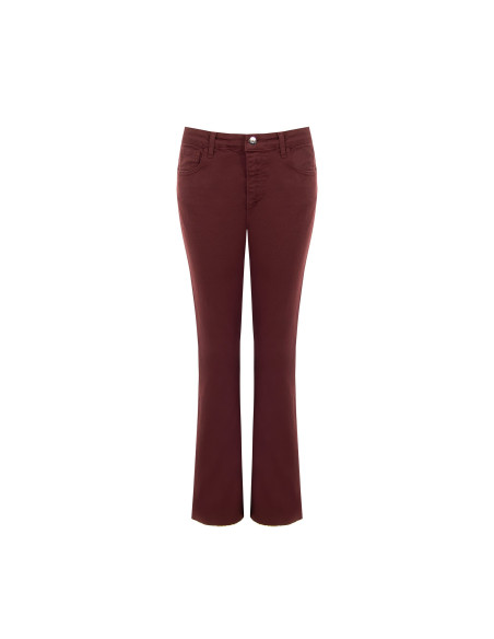 Jean flare extensible avec ourlets à bords francs Rinascimento