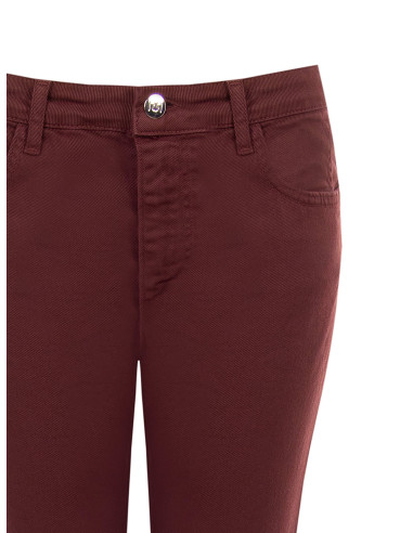 Jean flare extensible avec ourlets à bords francs Rinascimento