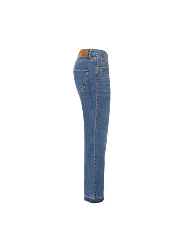 Jean flare stretch avec clous et ourlet effiloché Rinascimento