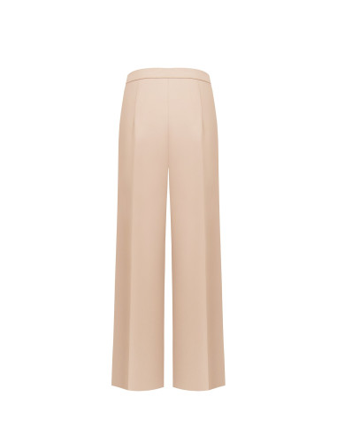 Pantalon palazzo en tissu cadi sans poches Rinascimento