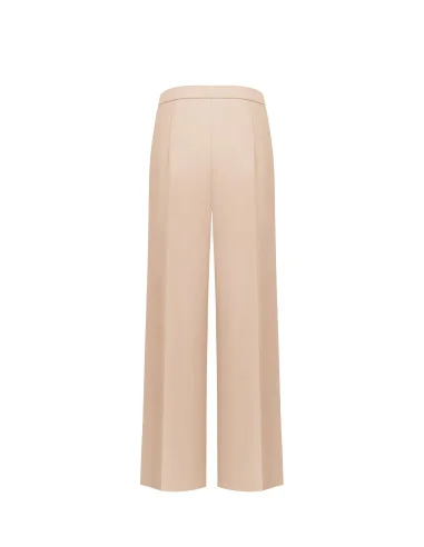 Pantalon palazzo en tissu cadi sans poches Rinascimento