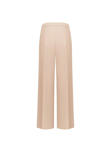 Pantalon palazzo en tissu cadi sans poches Rinascimento