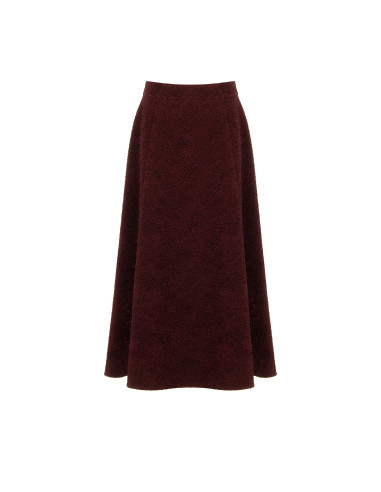 Long Flared Skirt in Embossed Jacquard with Lurex – Rinascimento - ...