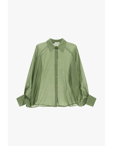 Chemise oversize à manches larges et poignets longs Dixie - Vestiti...