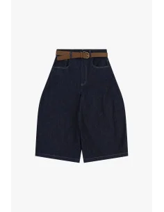 Short taille haute avec ceinture et coupe ample Dixie