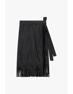 Jupe midi à franges et ceinture nouée Dixie - Vestiti Firmati Life ...
