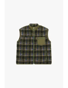 Gilet sans manches à carreaux avec poche zippée Dixie 2