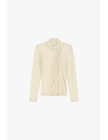 Pull drapé à col souple et manches longues Dixie - Vestiti Firmati ...