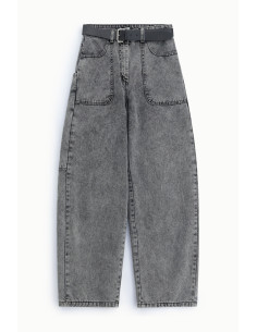 Balloon-style jeans with large pockets and a Dixie belt - Vestiti F...