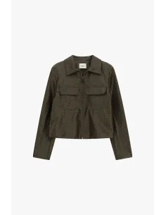 Veste-chemise courte avec poches frontales Dixie