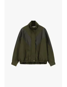 Bomber Con Inserti Strutturati E Chiusura A Bottoni Dixie 2
