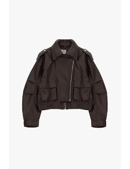 Veste de style motard avec poches plaquées Dixie