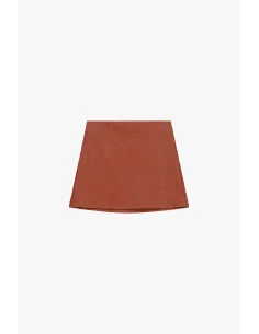 Jupe courte évasée à carreaux Dixie 2