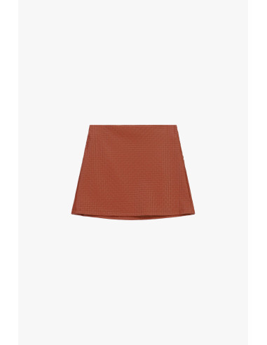 Short Flared Skirt with a Dixie Chequered Pattern - Vestiti Firmati...