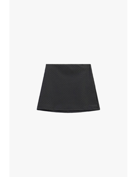 Short Flared Skirt with a Dixie Chequered Pattern - Vestiti Firmati...