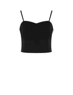 Crop top bustier en tissu technique « Rinascimento » 2