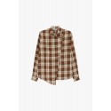 Camicia A Quadri Chiusura Asimmetrica Please