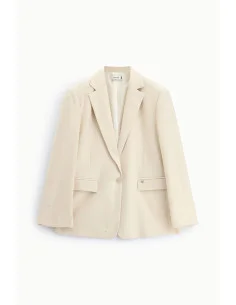 Blazer Regular-Fit Con Tasche A Pattina E Righe Sottili Please 2