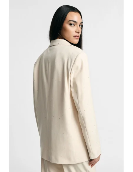 Regular-fit blazer with flap pockets and thin stripes – Please