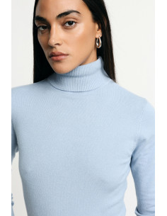 Please Plain Long-Sleeved Turtleneck Jumper