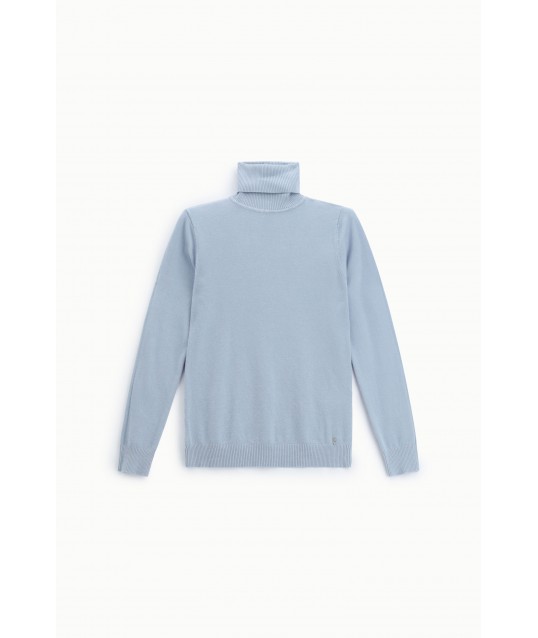 Maglione Dolcevita A Maniche Lunghe Tinta Unita Please
