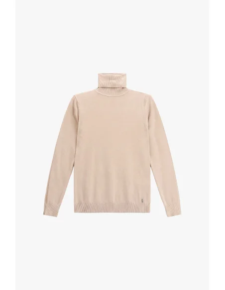 Maglione Dolcevita A Maniche Lunghe Tinta Unita Please
