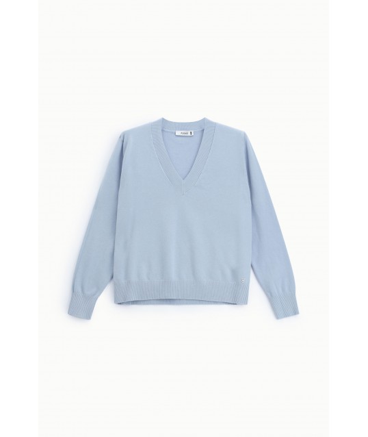 Maglione Pullover Scollo V Vestibilità Regular Please