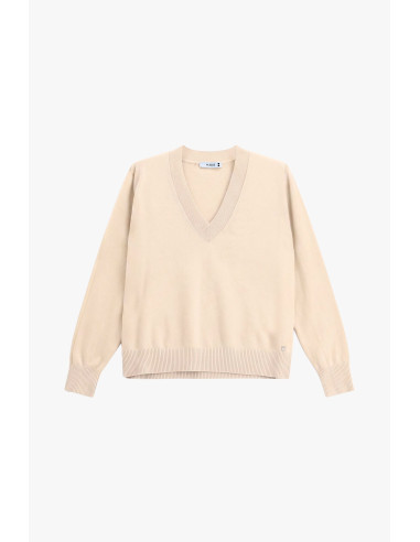 V-neck pullover, regular fit, please