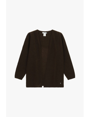 Cardigan long ouvert sans boutons Please