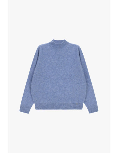 Maglione Girocollo Con Bordo A Costine Please