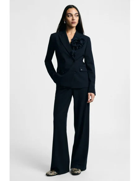 Completo Pantalone Doppio Petto Con Dettaglio Fiore Please