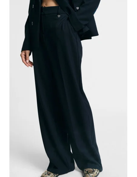 Completo Pantalone Doppio Petto Con Dettaglio Fiore Please