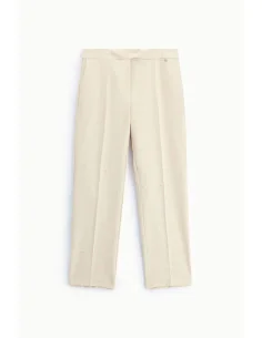 Pantalon cigarette sur mesure à rayures, Please 2