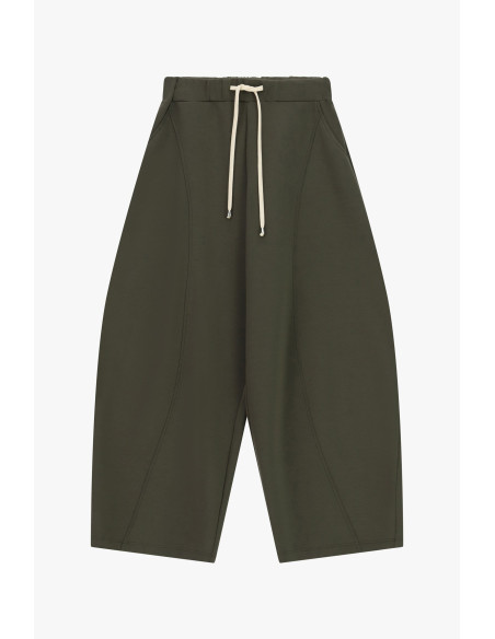 Pantaloni Palazzo Cropped Con Coulisse In Vita Please
