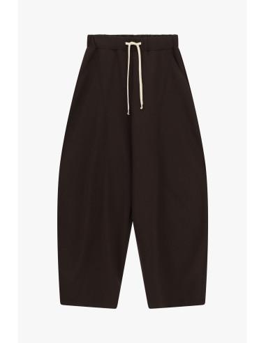 Pantaloni Palazzo Cropped Con Coulisse In Vita Please