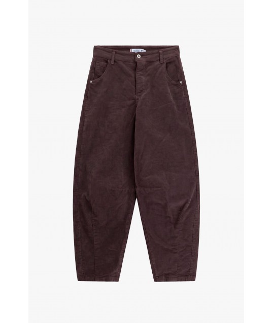 Regular-Waist Balloon-Fit Jeans with Front Pleats – Please