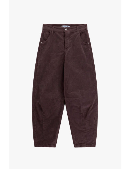 Jeans Baloon Fit Vita Regolare Pieghe Frontali Please