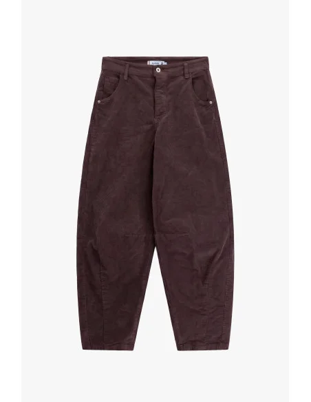Balloon Fit Jeans with Regular Waist and Front Pleats Please
