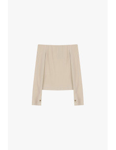 Maglione A Spalle Scoperte Con Maniche Lunghe Please 2