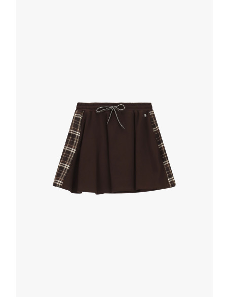 Short Skirt with Checked Side Panels, Please - Vestiti Firmati Life...