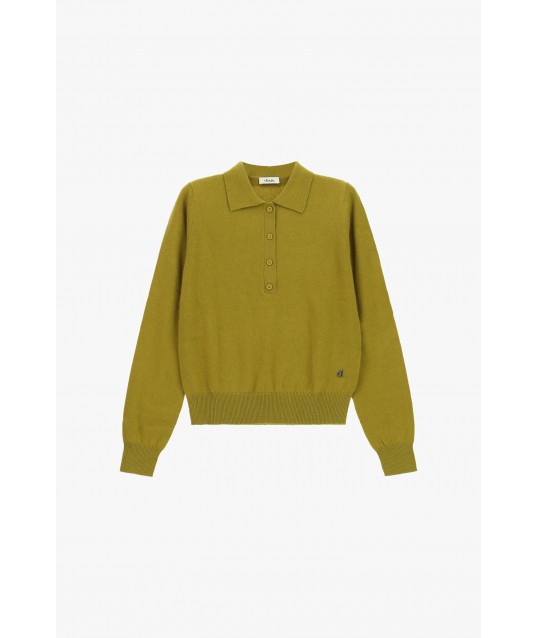 Pull à col et fermeture à boutons Dixie