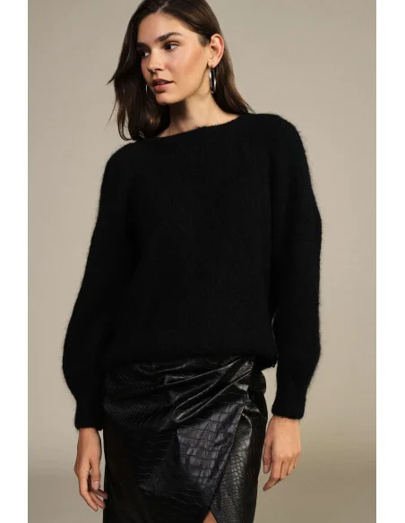 Maglione Girocollo Fit Morbido Con Dettaglio Logo Dixie