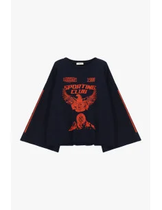 Sweat ample avec imprimé frontal et manches larges Dixie 2