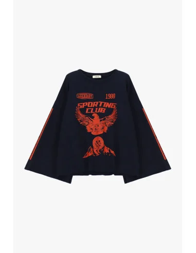 Sweat ample avec imprimé frontal et manches larges Dixie