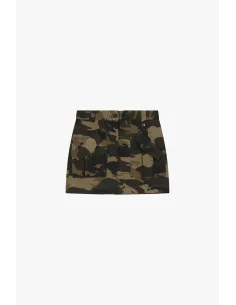 Short Camouflage-Print Skirt with Patch Pockets Dixie 2