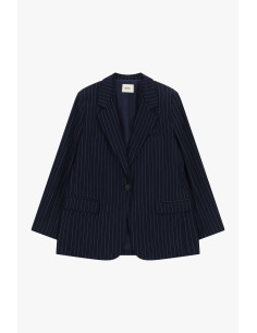Blazer Gessato Con Fazzoletto Bandana E Frange Dixie 2
