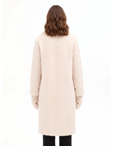 Cappotto Lungo In Pelliccia Sintetica Con Guanti Coordinati Rinascimento