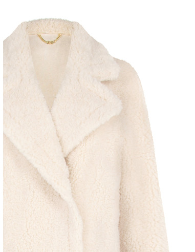 Cappotto Lungo In Pelliccia Sintetica Con Guanti Coordinati Rinascimento